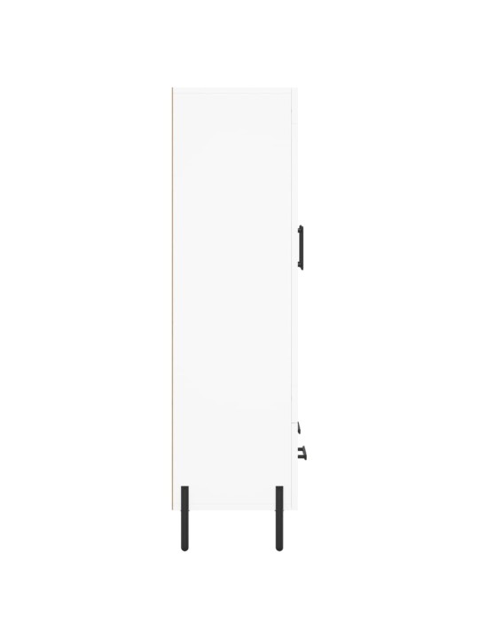 Komoda, baltos spalvos, 69,5x31x115cm, apdirbta mediena