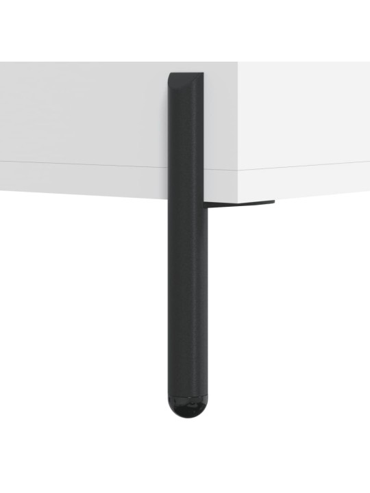 Komoda, baltos spalvos, 69,5x31x115cm, apdirbta mediena