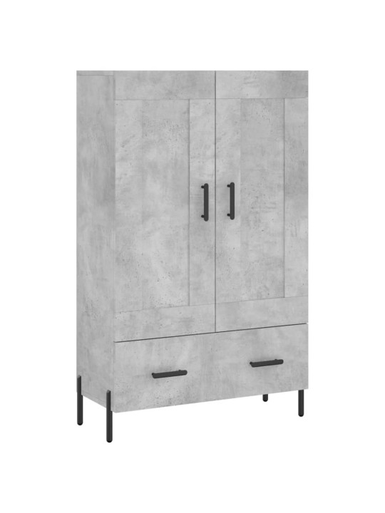 Komoda, betono pilkos spalvos, 69,5x31x115cm, apdirbta mediena