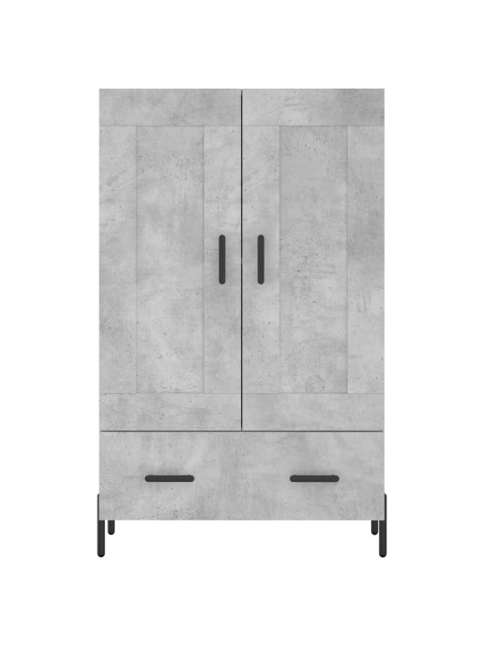 Komoda, betono pilkos spalvos, 69,5x31x115cm, apdirbta mediena