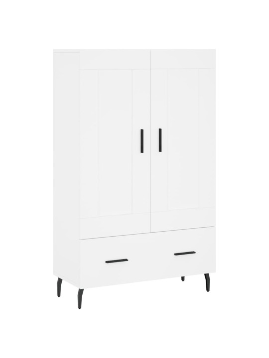 Komoda, baltos spalvos, 69,5x31x115cm, apdirbta mediena