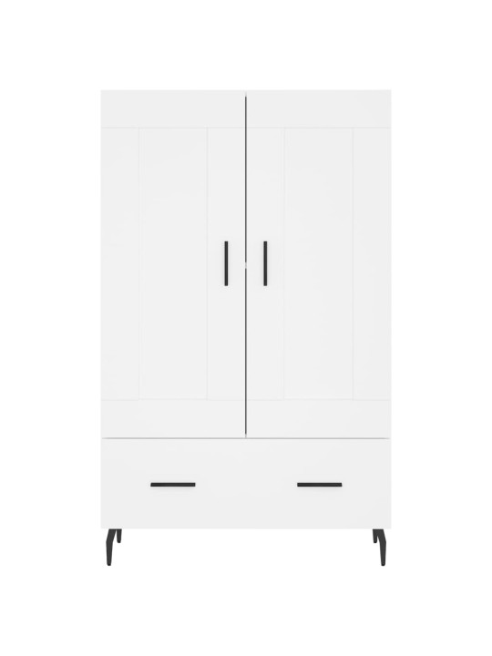 Komoda, baltos spalvos, 69,5x31x115cm, apdirbta mediena