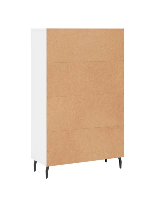 Komoda, baltos spalvos, 69,5x31x115cm, apdirbta mediena