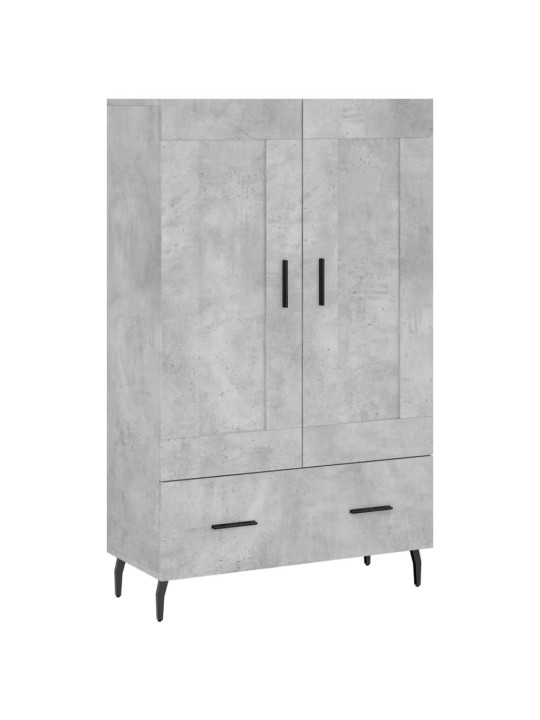 Komoda, betono pilkos spalvos, 69,5x31x115cm, apdirbta mediena
