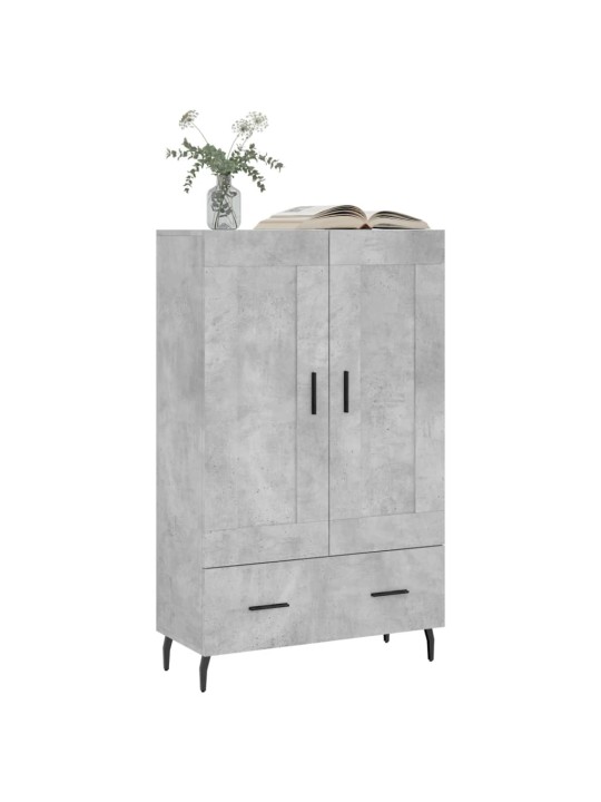 Komoda, betono pilkos spalvos, 69,5x31x115cm, apdirbta mediena