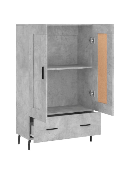 Komoda, betono pilkos spalvos, 69,5x31x115cm, apdirbta mediena