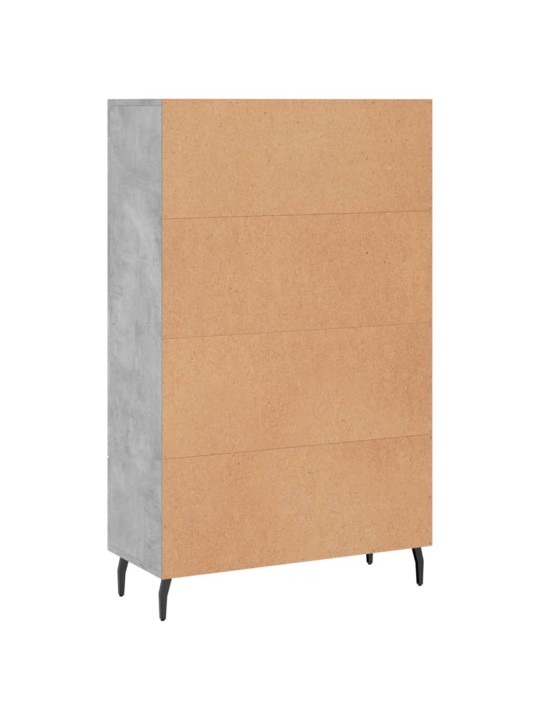 Komoda, betono pilkos spalvos, 69,5x31x115cm, apdirbta mediena