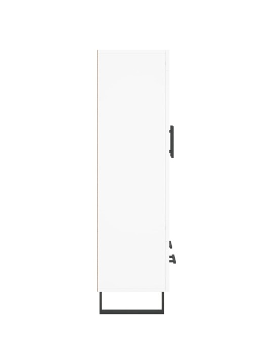 Komoda, baltos spalvos, 69,5x31x115cm, apdirbta mediena