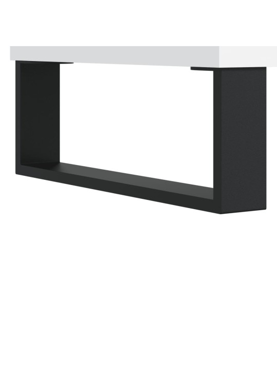 Komoda, baltos spalvos, 69,5x31x115cm, apdirbta mediena