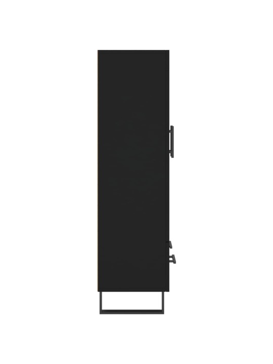 Komoda, juodos spalvos, 69,5x31x115cm, apdirbta mediena