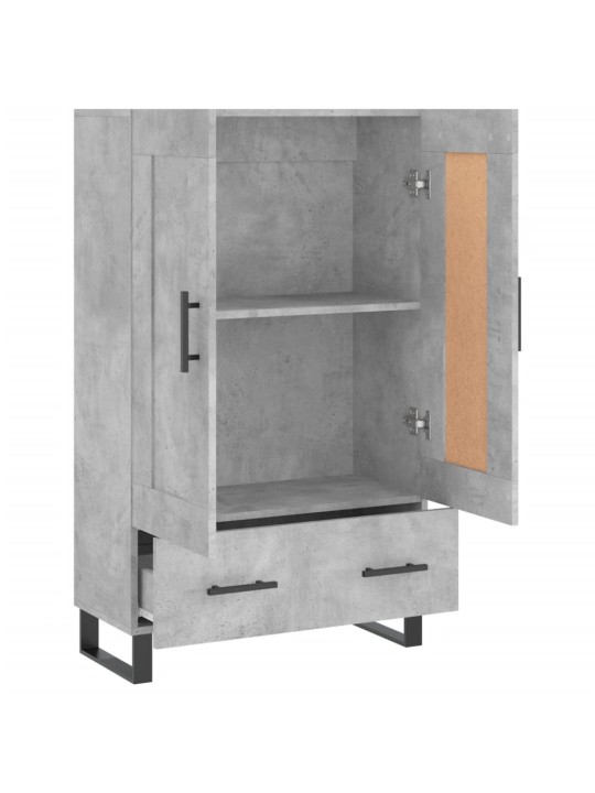 Komoda, betono pilkos spalvos, 69,5x31x115cm, apdirbta mediena