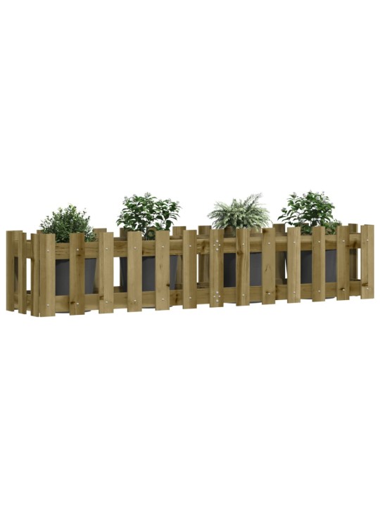 Sodo lovelis, 150x30x30cm, impregnuota pušis, tvorelės dizaino