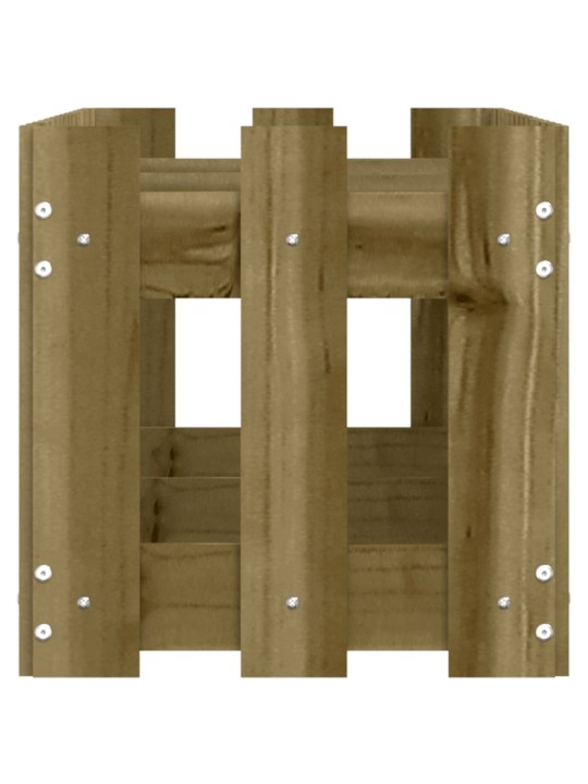 Sodo lovelis, 150x30x30cm, impregnuota pušis, tvorelės dizaino