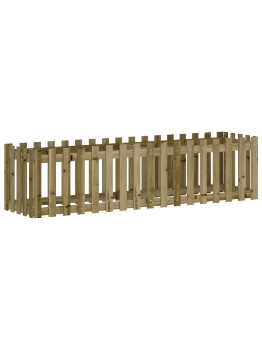 Sodo lovelis, 200x50x50cm, impregnuota pušis, tvorelės dizaino