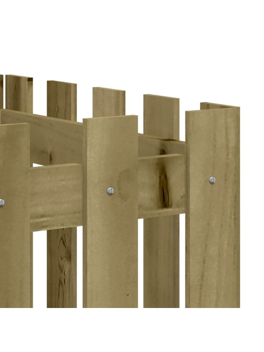 Sodo lovelis, 200x50x50cm, impregnuota pušis, tvorelės dizaino