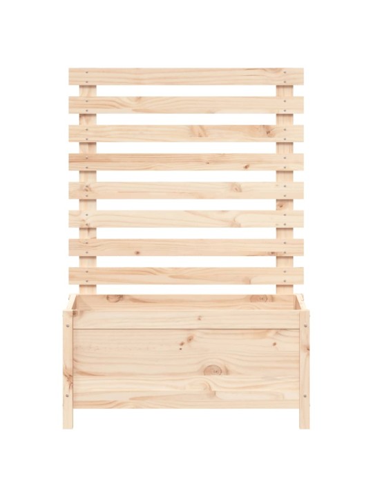 Sodo lovelis su stovu, 79x39,5x114cm, pušies medienos masyvas