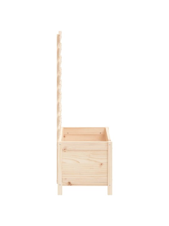 Sodo lovelis su stovu, 79x39,5x114cm, pušies medienos masyvas