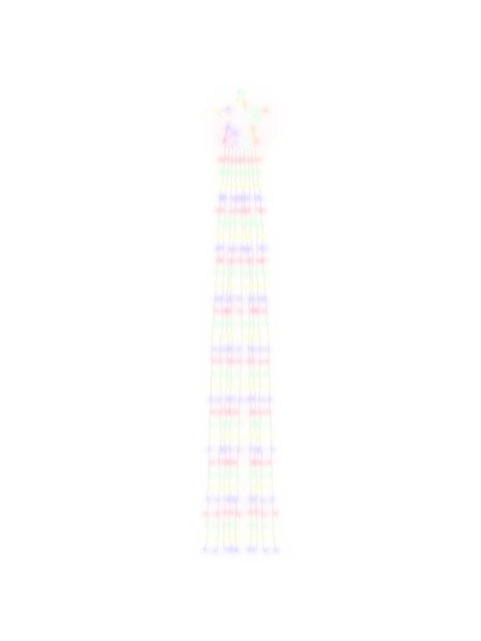 Kalėdų eglutės girlianda, spalvota, 375cm, 320 LED lempučių