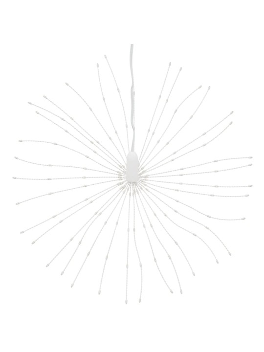 Kalėdiniai šviestuvai fejerverkai, 4vnt., 140 mėlynų LED, 17cm