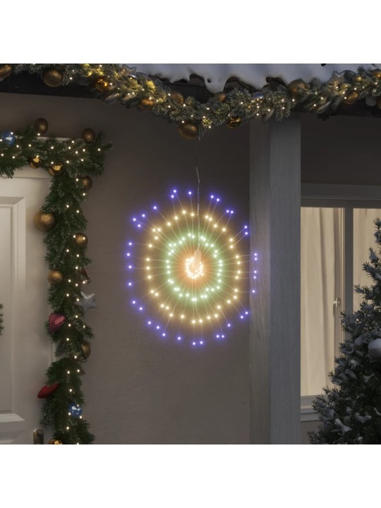 Kalėdinis šviestuvas fejerverkas, 140 spalvotų LED, 17cm