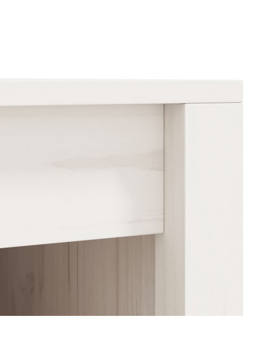 Lauko virtuvės spintelės, 4vnt., baltos, pušies masyvas