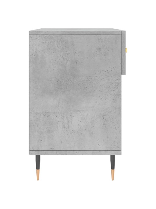 Batų suoliukas, betono pilkas, 102x35x55cm, apdirbta mediena