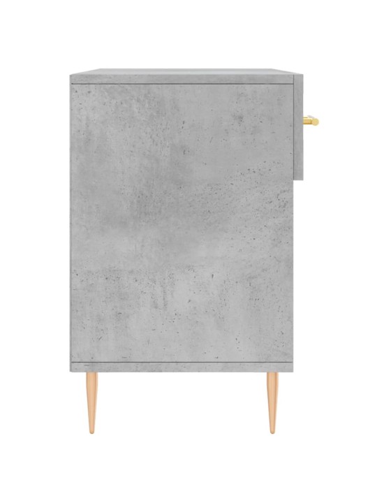 Batų suoliukas, betono pilkas, 102x35x55cm, apdirbta mediena