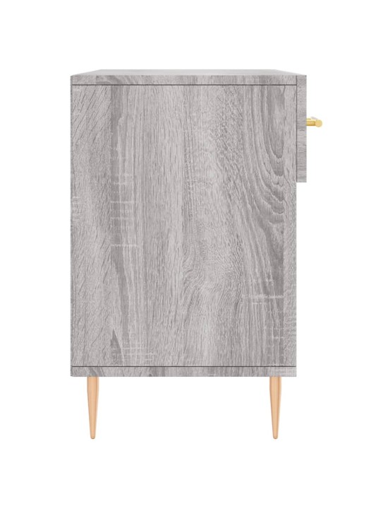 Batų suoliukas, pilkas ąžuolo, 102x35x55cm, apdirbta mediena
