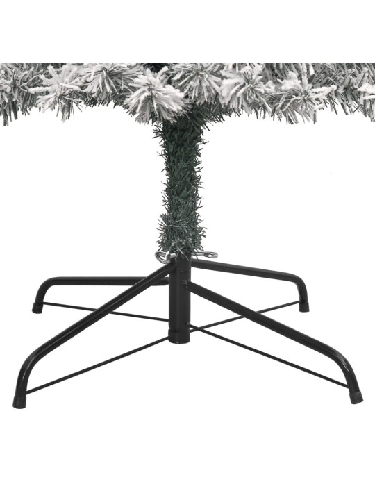 Siaura Kalėdų eglutė su stovu ir sniegu, 300cm, PVC