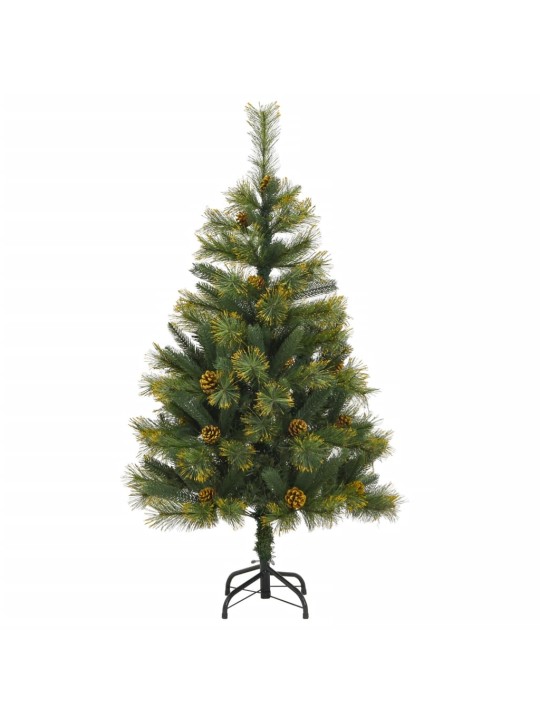Kalėdų eglutė su šarnyrinėmis šakomis/kankorėžiais, 150 cm