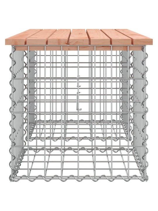 Sodo suoliukas, 103x44x42cm, douglas eglė, gabiono dizaino