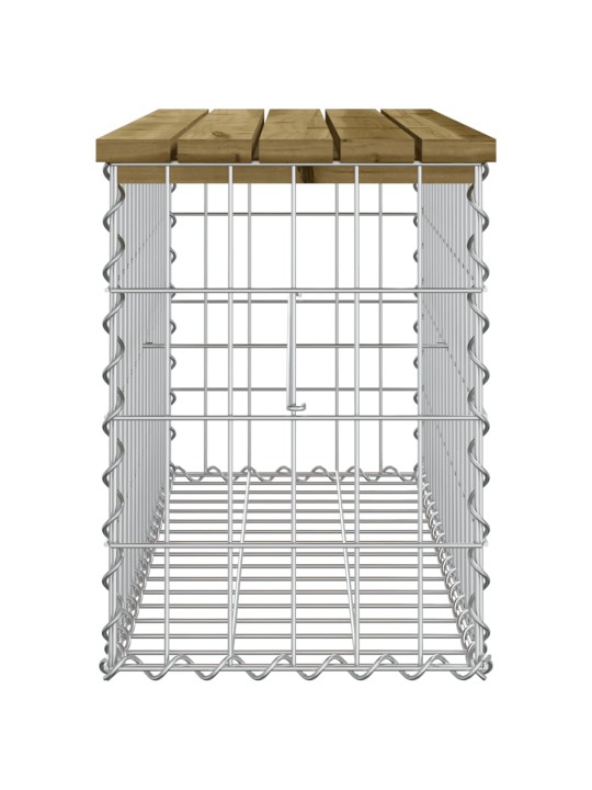 Sodo suoliukas, 83x31,5x42cm, pušis, gabiono dizaino