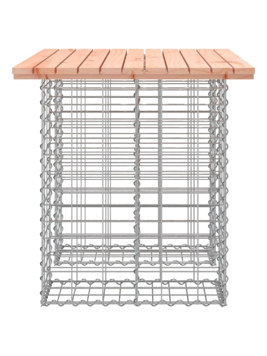 Sodo suoliukas, 100x70x72cm, douglas eglė, gabiono dizaino