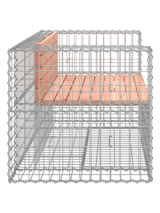 Sodo suoliukas, 143x71x65,5cm, douglas eglė, gabiono dizaino