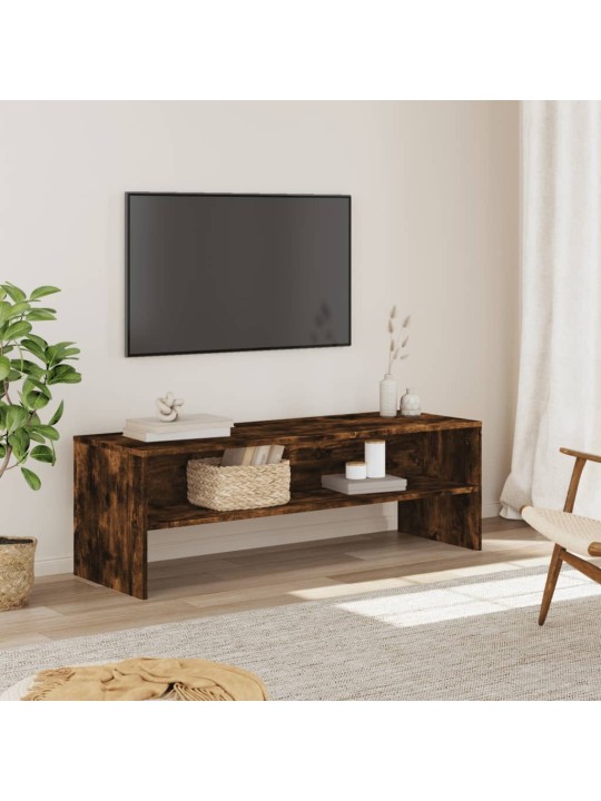 Televizoriaus spintelė, dūminio ąžuolo, 120x40x40cm, mediena