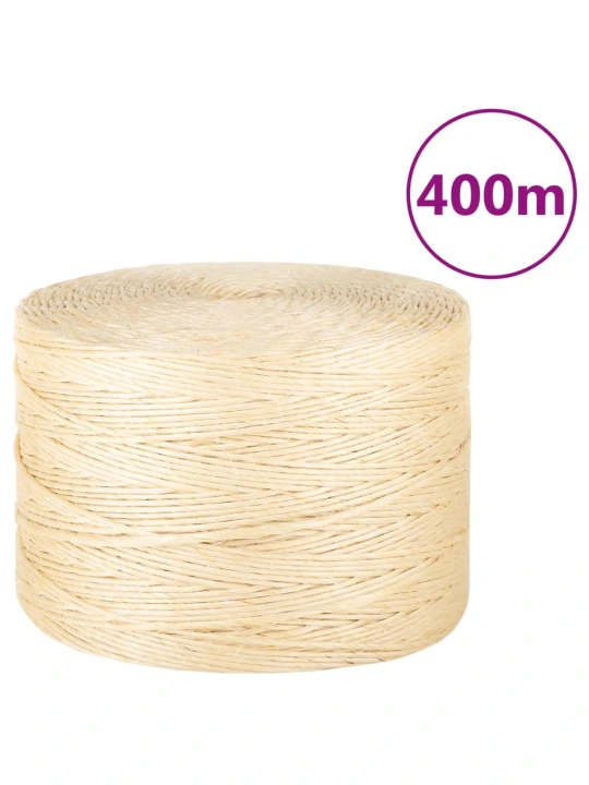 Virvė, 400m, 100% sizalis, 3mm