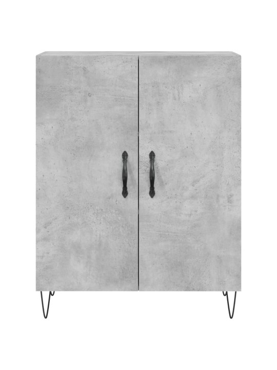 Komoda, betono pilkos spalvos, 69,5x34x180cm, apdirbta mediena
