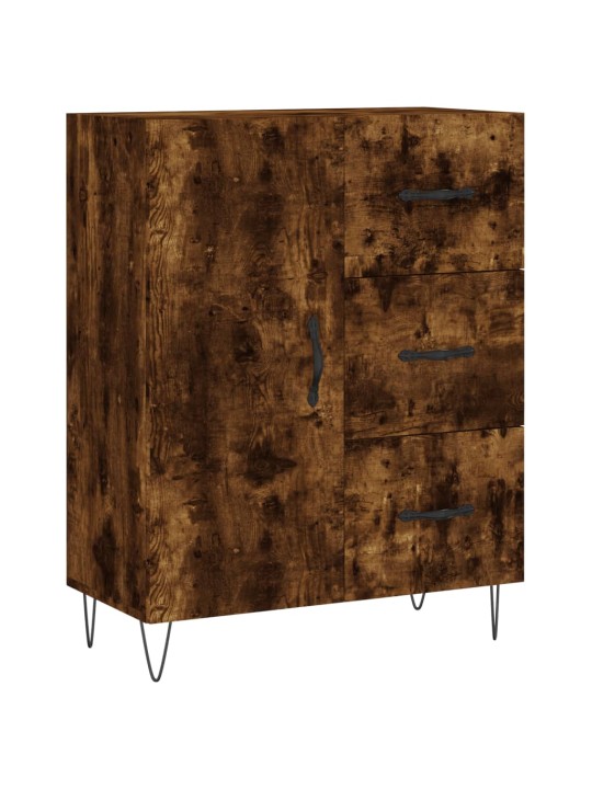 Komoda, dūminio ąžuolo spalvos, 69,5x34x180cm, apdirbta mediena