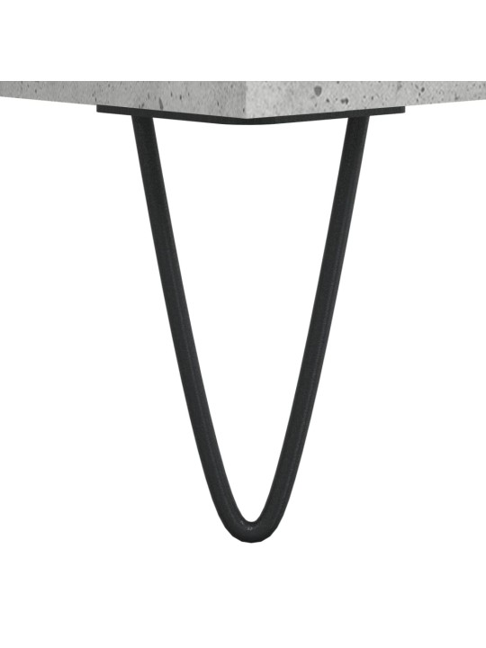 Komoda, betono pilkos spalvos, 69,5x34x180cm, apdirbta mediena
