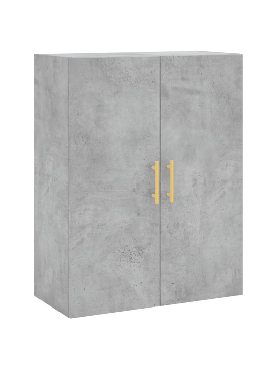 Komoda, betono pilkos spalvos, 69,5x34x180cm, apdirbta mediena