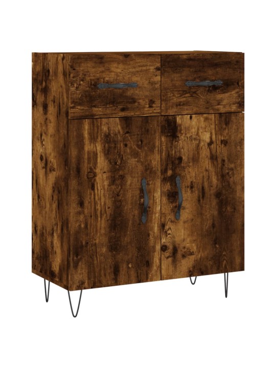 Komoda, dūminio ąžuolo spalvos, 69,5x34x180cm, apdirbta mediena