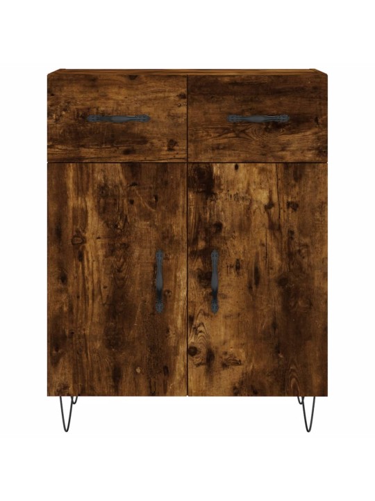 Komoda, dūminio ąžuolo spalvos, 69,5x34x180cm, apdirbta mediena