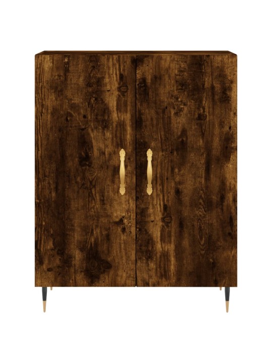 Komoda, dūminio ąžuolo spalvos, 69,5x34x180cm, apdirbta mediena