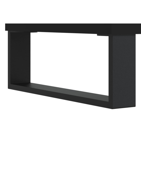 Komoda, juodos spalvos, 69,5x34x180cm, apdirbta mediena