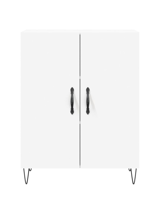 Komoda, baltos spalvos, 69,5x34x180cm, apdirbta mediena