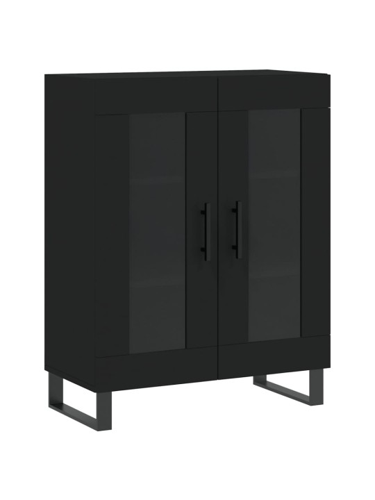 Komoda, juodos spalvos, 69,5x34x180cm, apdirbta mediena