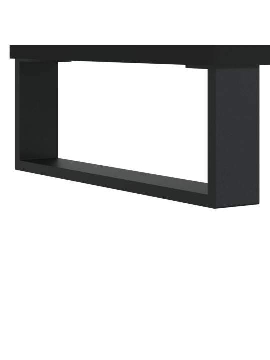 Komoda, juodos spalvos, 69,5x34x180cm, apdirbta mediena