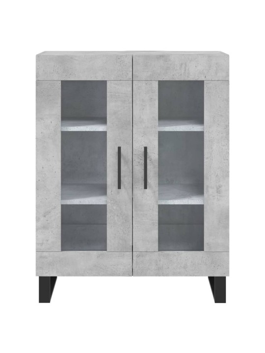 Komoda, betono pilkos spalvos, 69,5x34x180cm, apdirbta mediena