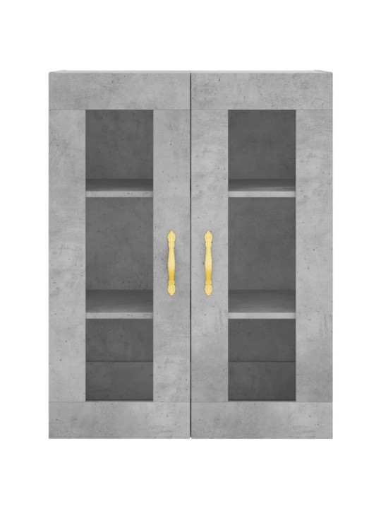 Komoda, betono pilkos spalvos, 69,5x34x180cm, apdirbta mediena