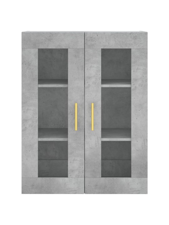 Komoda, betono pilkos spalvos, 69,5x34x180cm, apdirbta mediena